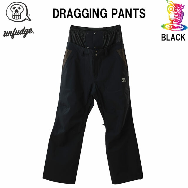 【取っておく商いもの】26-27☆UNFUDGE 【アンファッジ】DRAGGING PANTS【置き目品】BLACK