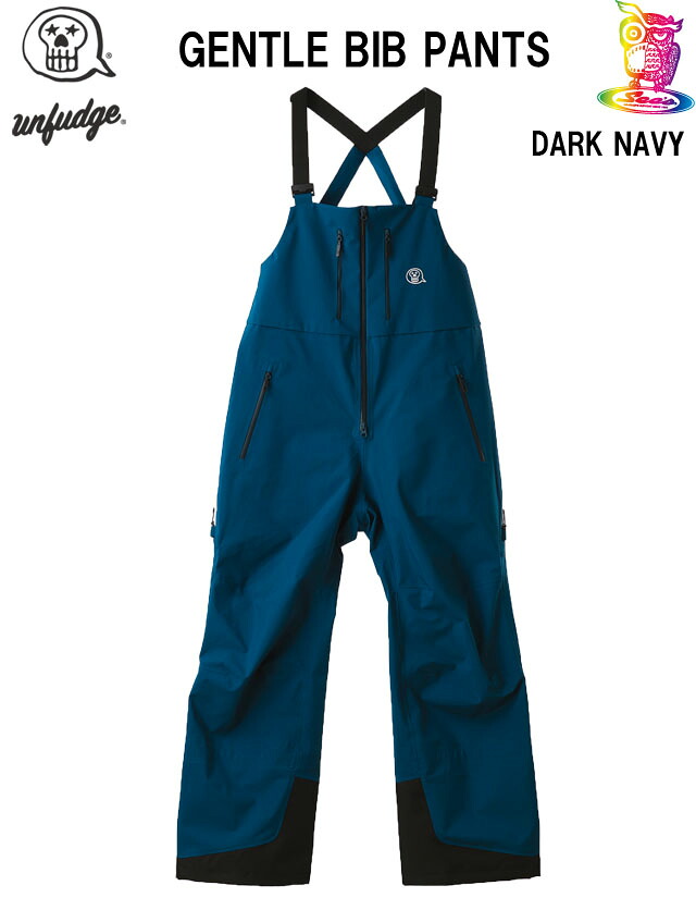 【予約商品】26-27☆UNFUDGE 【アンファッジ】GENTLE BIB PANTS【正規品】DARK NAVY｜ボード専門店シーズ