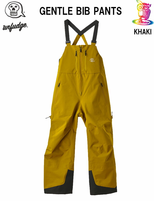【取っておく商いもの】26-27☆UNFUDGE 【アンファッジ】GENTLE BIB PANTS【定まり品】KHAKI