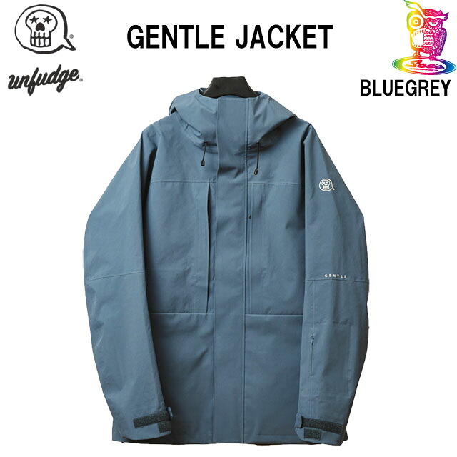 【取っておく商いもの】26-27☆UNFUDGE 【アンファッジ】GENTLE JACKET【定まり品】BLUEGREY