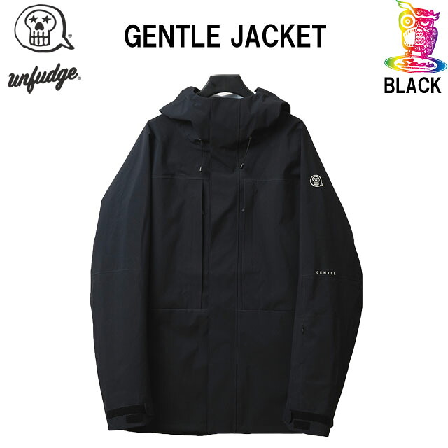 【取っておく商いもの】26-27☆UNFUDGE 【アンファッジ】GENTLE JACKET【定まり品】BLACK