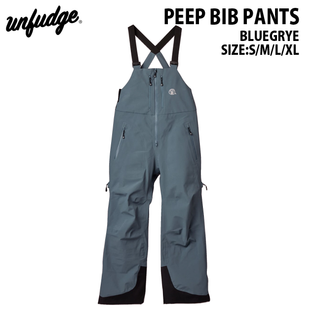 UNFUDGE SNOW WEAR23-24新品PEEP BIB 2024-2025 // PEEP BIB PANTS | unfudge ONLINE STORE