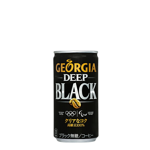 ジョージア ディープブラック 185g 缶 30本 3ケース コカコーラ社 Coca Cola 缶 その他 コーヒー Aliancapeloimpacto Org Br