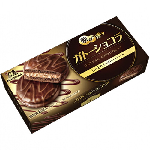 森永製菓　ガトーショコラ　6個入×30個（チョコレート）バレンタイン/ホワイトデー/チョコ/クッキー/ビスケット/チョコ菓子
