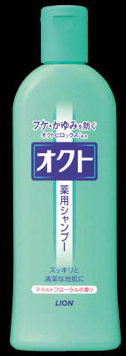 ライオン オクト 薬用シャンプー 320ml×24個 【送料無料】|紀州和歌山てんこもり