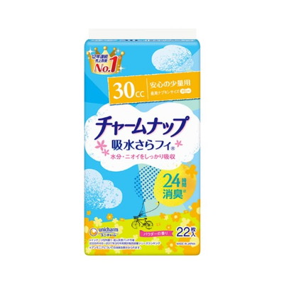 チャ−ムナップ安心の少量用22枚×27個|紀州和歌山てんこもり