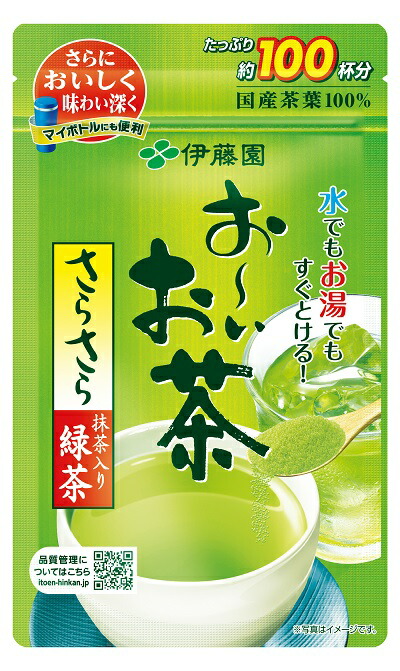 伊藤園 お~いお茶 抹茶入りさらさら緑茶 80g×24袋 【送料無料】|紀州和歌山てんこもり