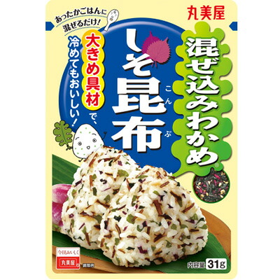 楽天市場 丸美屋食品工業 丸美屋 混ぜ込みわかめ しそ昆布 袋31g 80個 送料無料 紀州和歌山てんこもり
