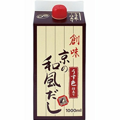創味食品工業　創味　京の和風だし　１０００ｍｌ×6個　【送料無料】