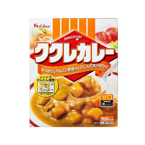 ハウス食品 ククレカレー　甘口　１８０ｇ×30個