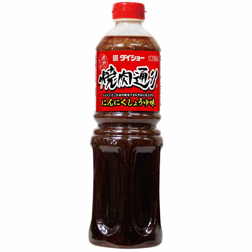 ダイショー　焼肉通りにんにくしょうゆ（1.15kg）×12個
