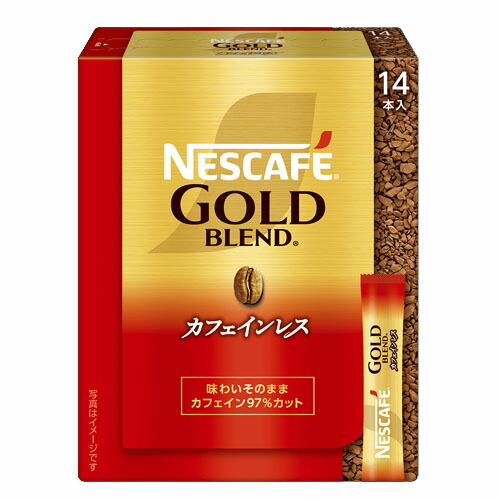 ネスレ日本　ネスカフェ ゴールドブレンド カフェインレス スティック ブラック（2g×14本）×12個×2セット