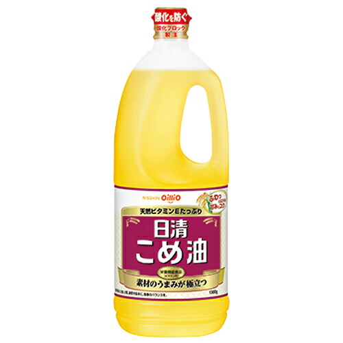 日清オイリオ 日清こめ油1300g&times;10個 ポリ/食用油/クッキングオイル/栄養機能食品｜紀州和歌山てんこもり