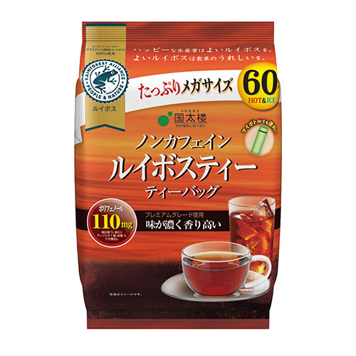 国太楼　ルイボスティー　メガサイズ　ティーバッグ　60P &times; 24個 / ノンカフェイン /｜紀州和歌山てんこもり