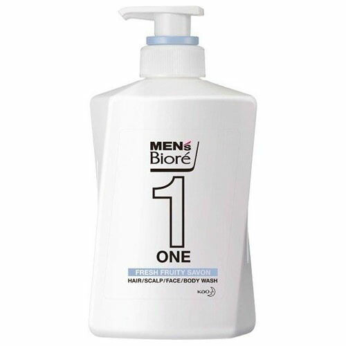 花王　メンズビオレ ONE オールインワン全身洗浄料 清潔感のあるフルーティーサボンの香り（本体　480ml）×12個【送料無料】 8,848円