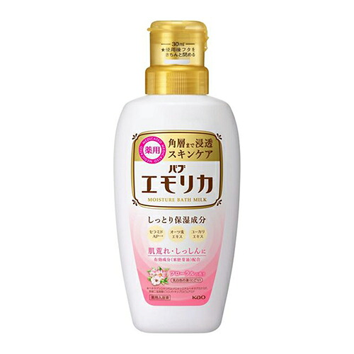 名取り草  エモリカ フローラルの芳ばしさ 本体  ４５０竓×12個【貨物輸送無料】【湯浴み剤】 入浴剤-日用品雑貨・文房具・手芸