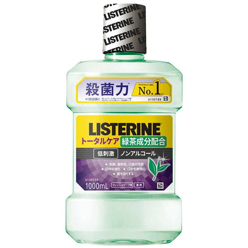 ジョンソン・エンド・ジョンソン　リステリン　トータルケア 緑茶（1000ml）×6個