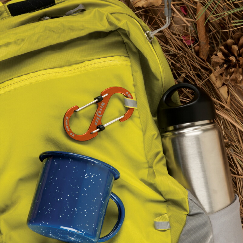 ナイトアイズ Nite Ize エスビナー 横滑り石塊 4 カラビナ 手掛りホルダー 着飾る 登山 ロック アウトドア すてき キーチェインストア キー クライミング 小 罷工一巡 巾着 キー 落す押さえる 確り グッズ メンズ かっこいい わかりやすい ポーション 効果的グッズ