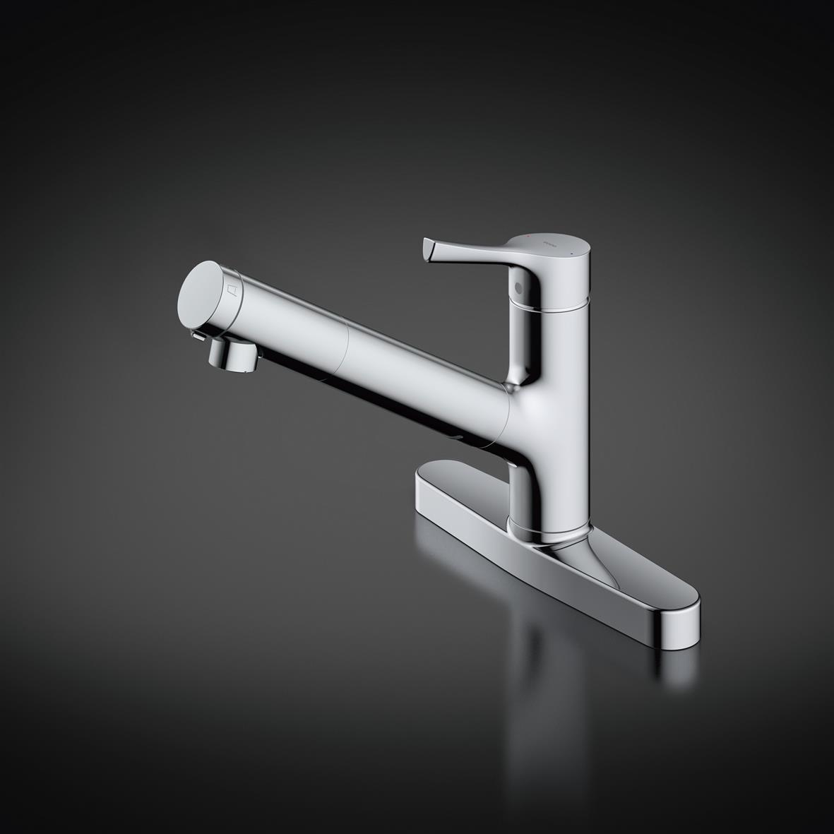 【お取り寄せ商いもの】TOTO TKS05322J 御厨子所用水栓金具 GGつづき物 台付シングル練り合わせる水栓 浄水器兼用練り合わせる水栓(吐水切り替え手合い)