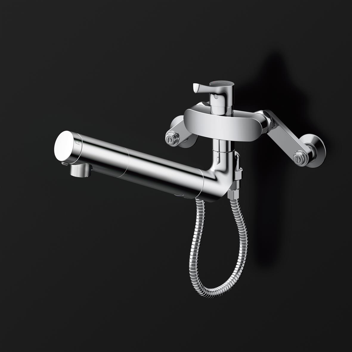 【お取り寄せ商いもの】 TOTO TKS05323J 御厨子所用水栓金具 GGつづき物 壁付シングル練り合わせる水栓 浄水器兼用 お手々シャワー・吐水切り替え手合い〈TKS05318Jの家督相続品〉