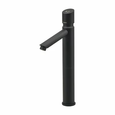 【お取り寄せ商品】カクダイ　水栓金具 　716-313-D　自閉立水栓(ミドル) マットブラック｜AQUA LIFE