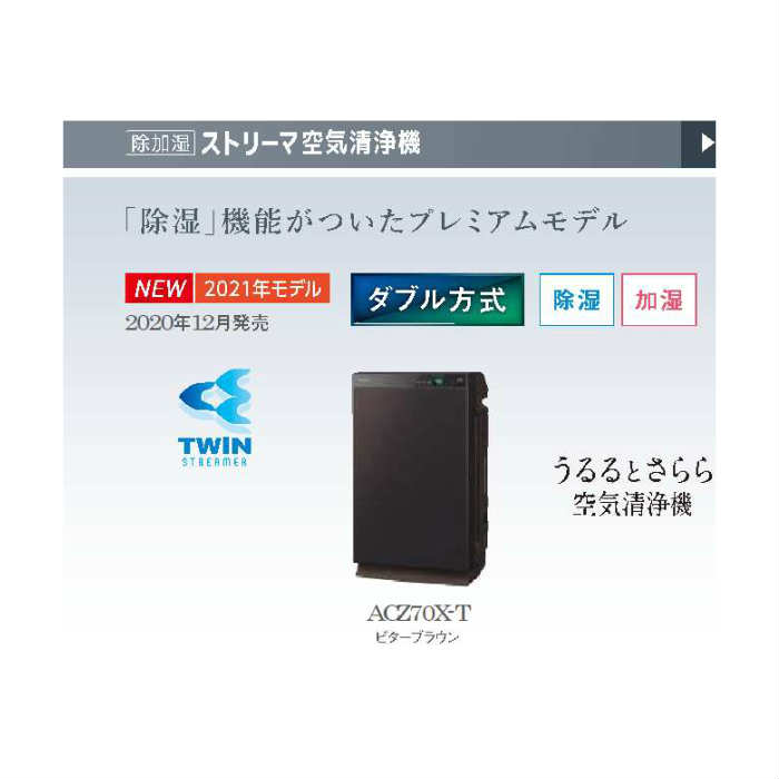 今年の新作から定番まで！ 電材堂店ダイキン 除加湿ストリーマ空気清浄