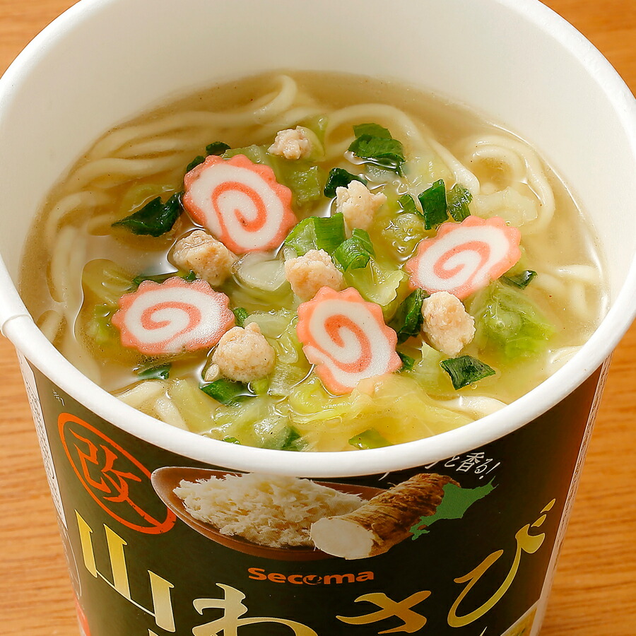 セイコーマート Secoma 山わさび塩ラーメン改 12個入 わさび 塩