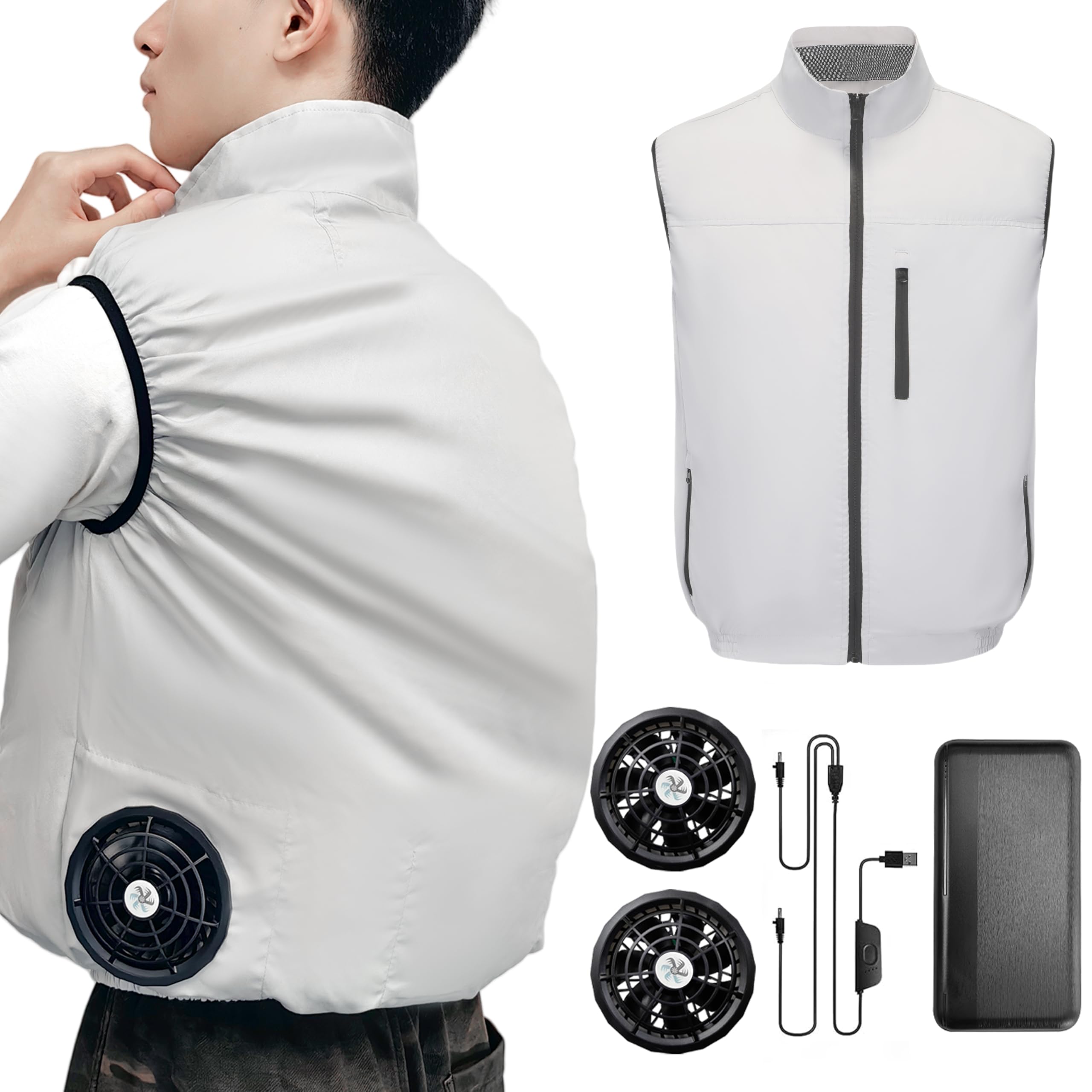 楽天市場】[ZHICHUAN] 空調作業服【2025革新 超軽量 · 薄型】ベスト 5