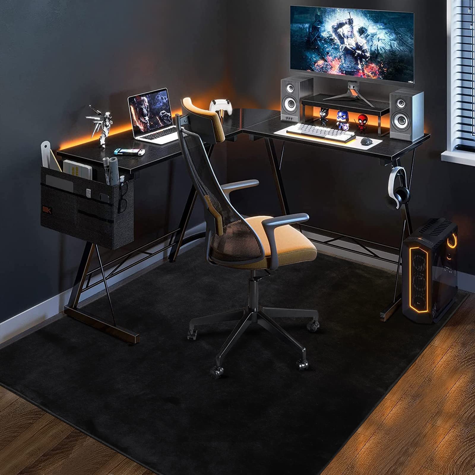 ゲーミングチェア＋マット 楽天市場】ZPAI ゲーミングチェアマット フランネル素材 160×180cm