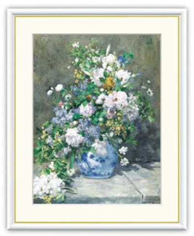 絵画 名画 巧芸画 アート額縁 額絵 洋画 春のブーケ ルノワール