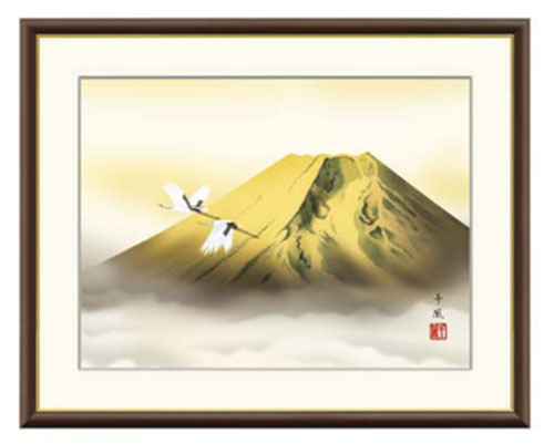 開運画 風景画 金富士航空 熊谷千風 草夕会 分野継承 霊峰
