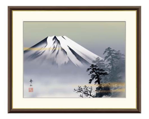 開運画 黎明富士 鈴村秀山 三美会 世界遺産 霊峰|熊野古道仏壇センター