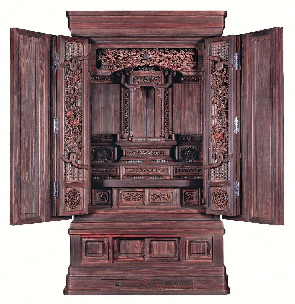 楽天市場】仏壇 唐木仏壇 大型仏壇 秋香30号 紫檀四方練 : 熊野古道