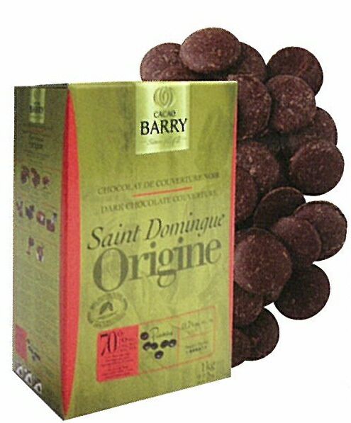 【カカオバリー】サンドマング 70% 1kg＜クーベルチュール＞