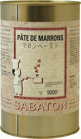 【サバトン】マロンペースト 5kg缶＜ペースト＞