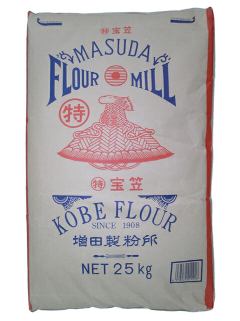 【増田製粉】薄力粉 特宝笠 25kg＜小麦粉＞｜製菓材料倶楽部