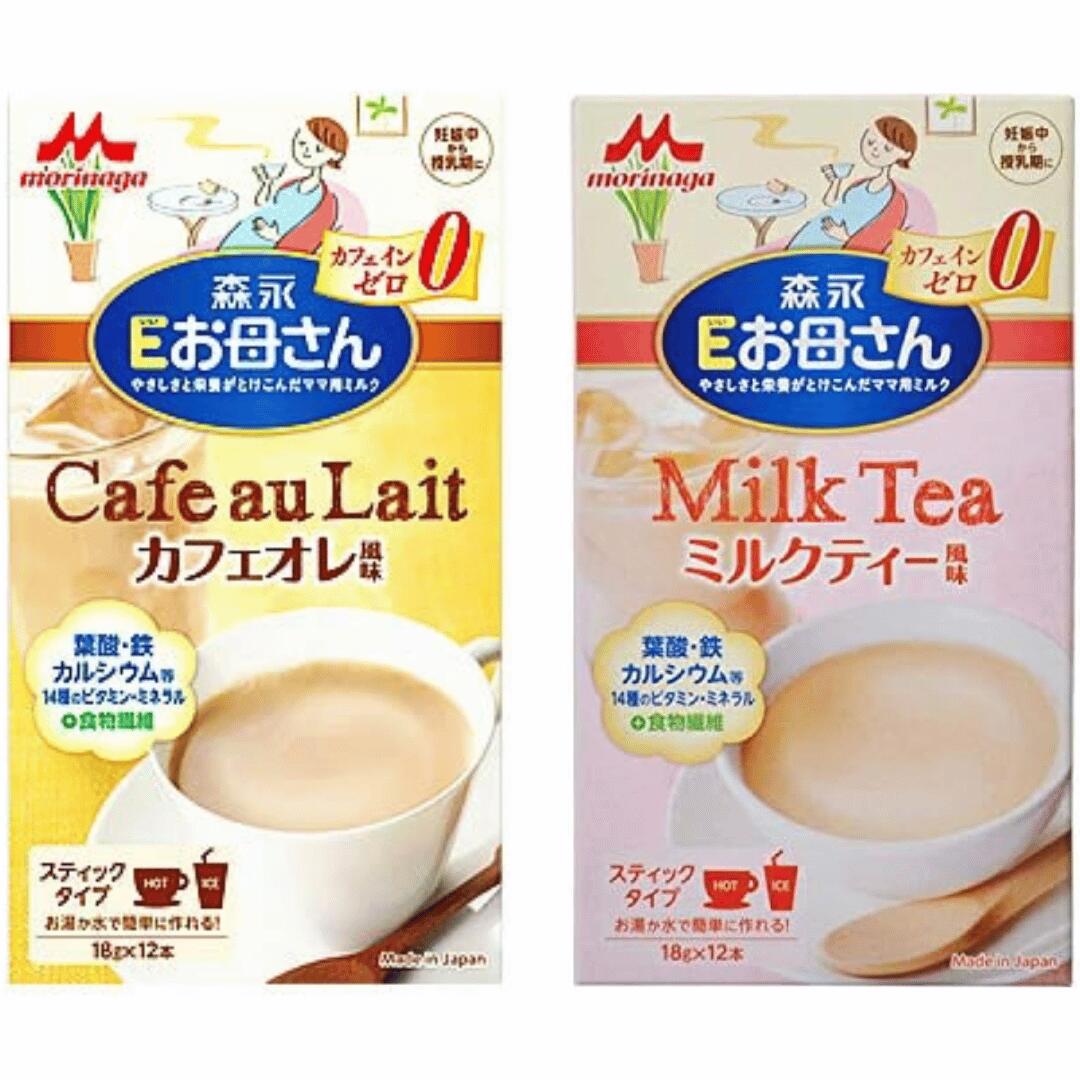 楽天市場】森永乳業 Eお母さん ミルクティー風味 18g×12本入