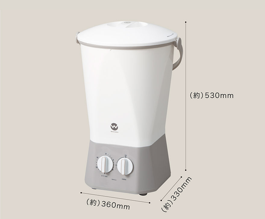 市場 ウォッシュボーイ ミニ洗濯機 バケツ洗濯機 バケツ 洗濯 ミニ TOM-12w 小型洗濯機 コンパクト 洗濯機 シービージャパン 小型 ランドリー