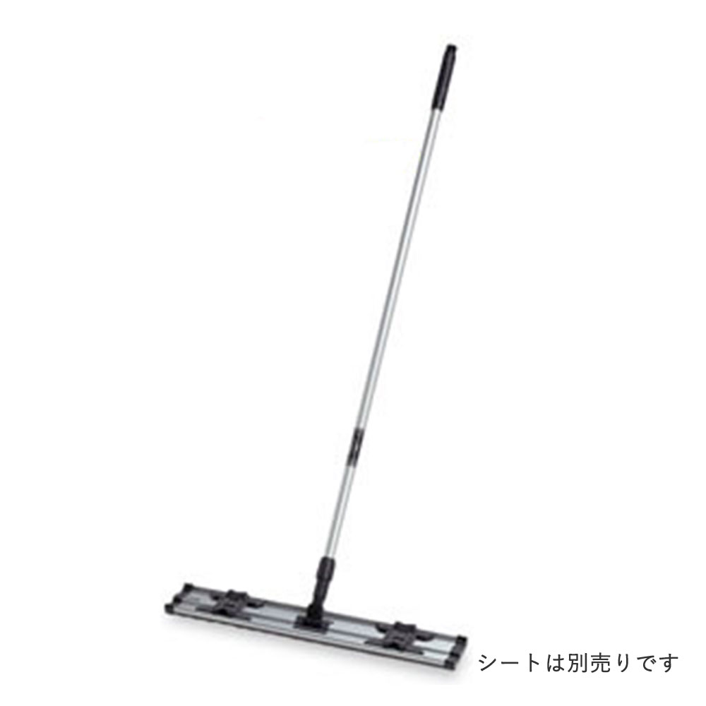 【 法人限定 】 シートモップ 60cm 業務用 | フローリング 床 掃除 モップ 掃除道具 ワイパー 本体 掃除グッズ フローリングワイパー フロアモップ そうじ 掃除用具 フロアワイパー 掃除用品 お掃除用品 床掃除 フローリングクリーナー 大掃除 年末 清掃 飲食店 レストラン｜生活空間