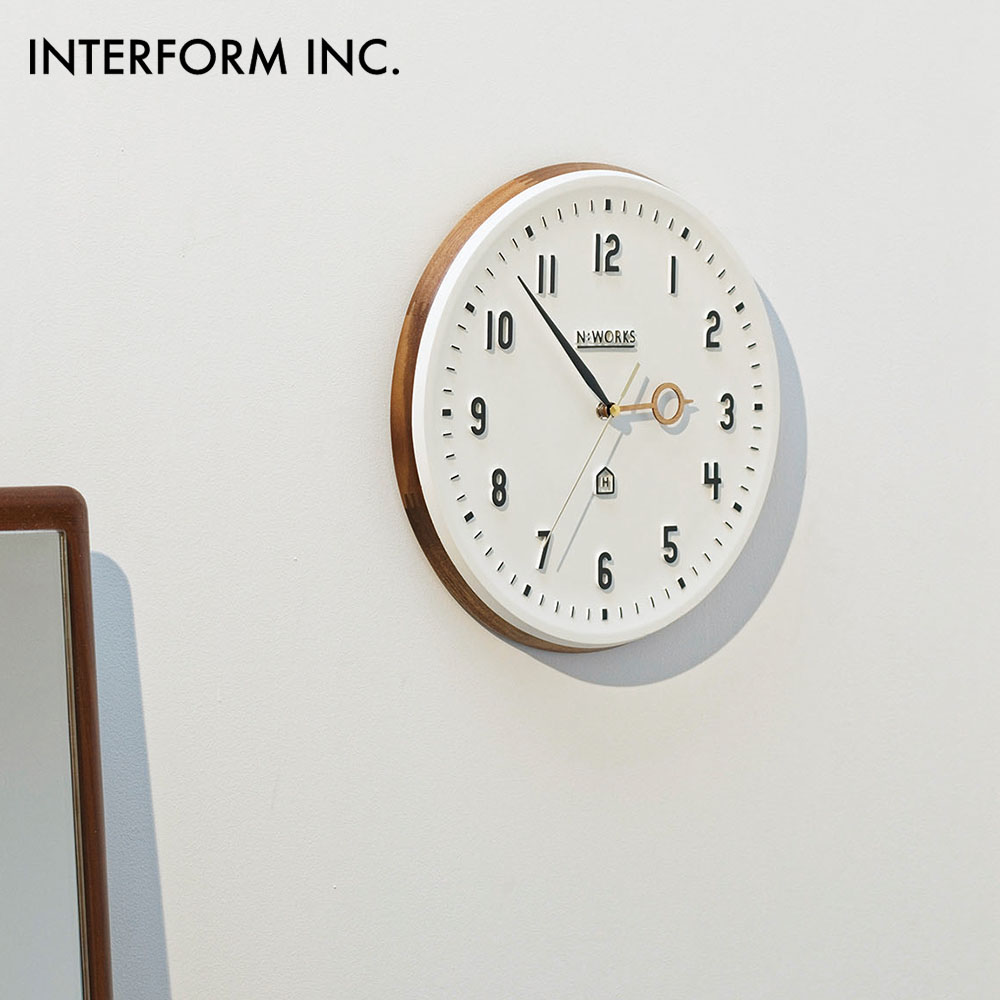 【定価 11,880円】インターフォルム 掛け時計 ケンピ CL-3931 Kemppi ケンピ ウォールクロック | 時計,掛け時計 | INTERFORM