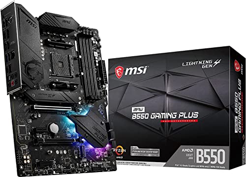 MSI マザーボード MPG B550 GAMING PLUS/A ATX [AMD B550 チップセット搭載] Ryzen 5000 シリーズプロセッサー MB5873｜生活応援ショップ　店