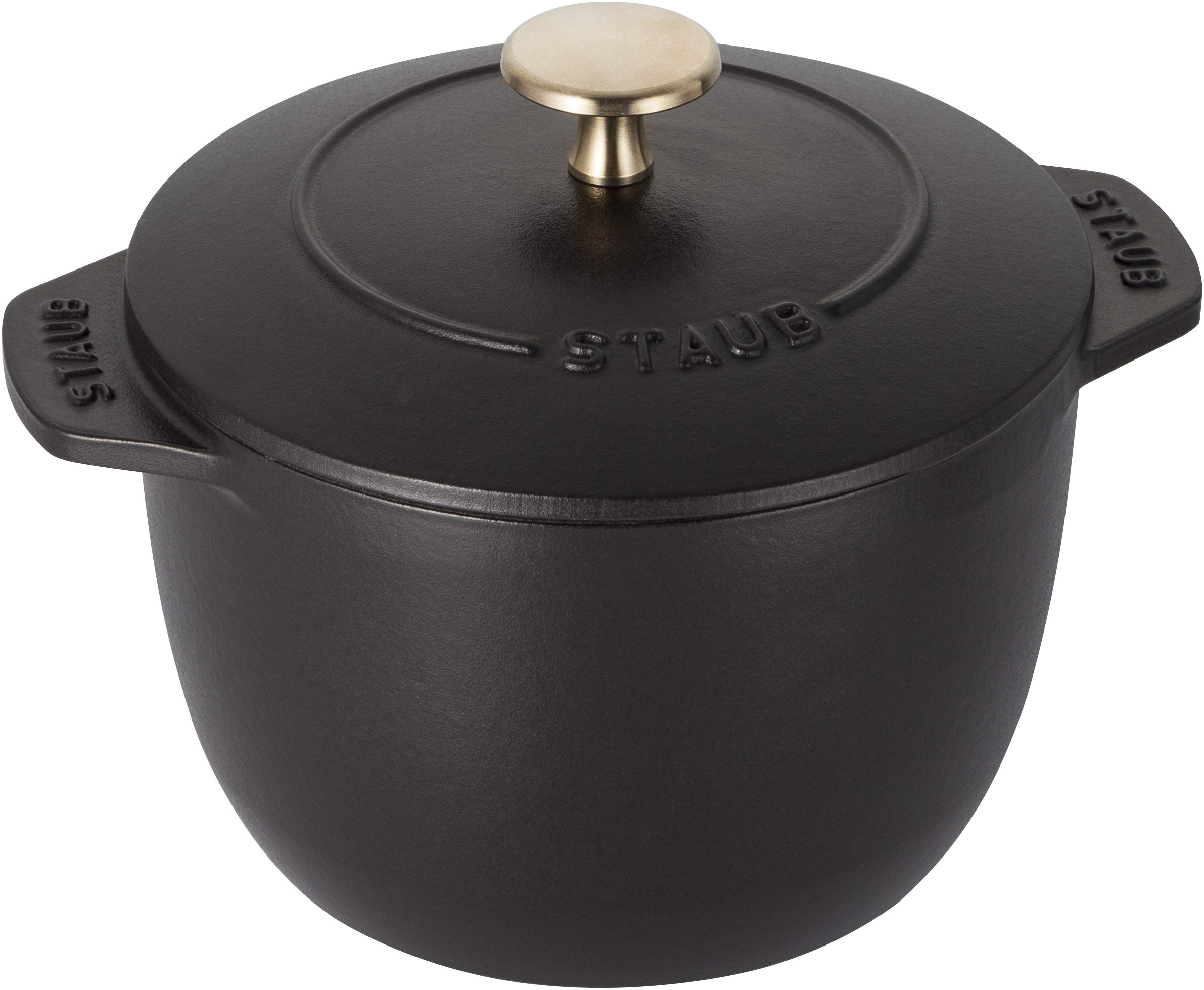 ストウブ(Staub) 「 ラ ココット de GOHAN 黒いこと S 12糎 」 田の実鍋 炊飯 1合 鋳込み ホーロー 鍋 炊飯器 【日本置き目売りわたす品】 La Cocotte de GOHAN 40509-653
