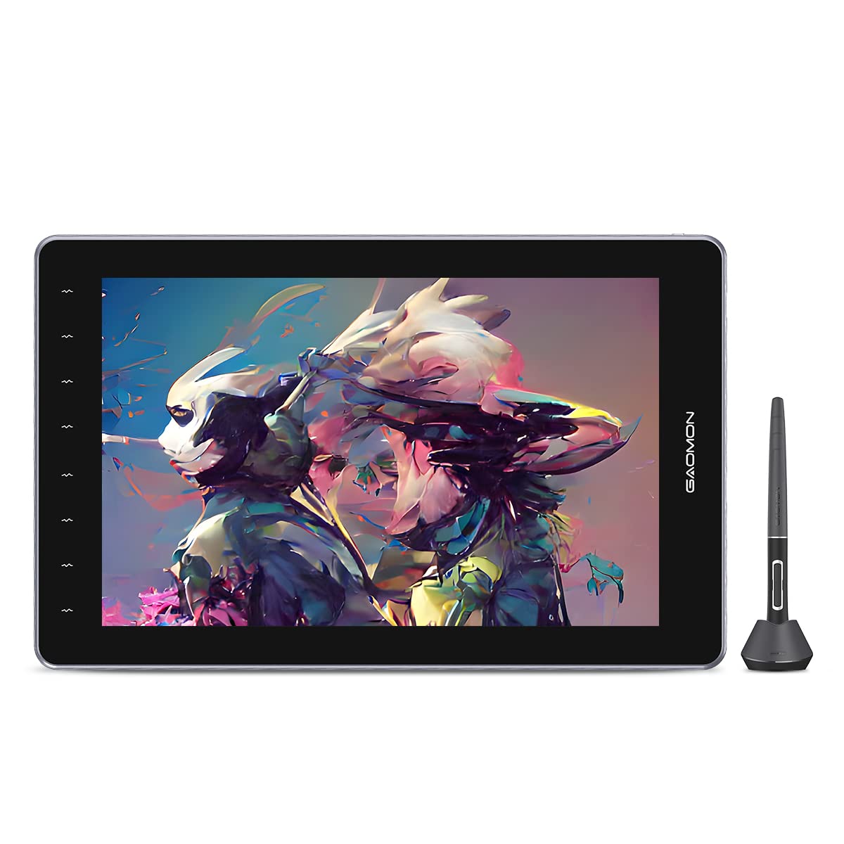 GAOMON 液タブ 16インチ 2.5K 120% sRGB 一本線接続可能 フルラミネーション 液晶タブレット 縦横比16:10 アンチグレアガラス 金属製スタンド付き 液晶ペンタブレット PD1610｜生活応援ショップ　店 38,540円
