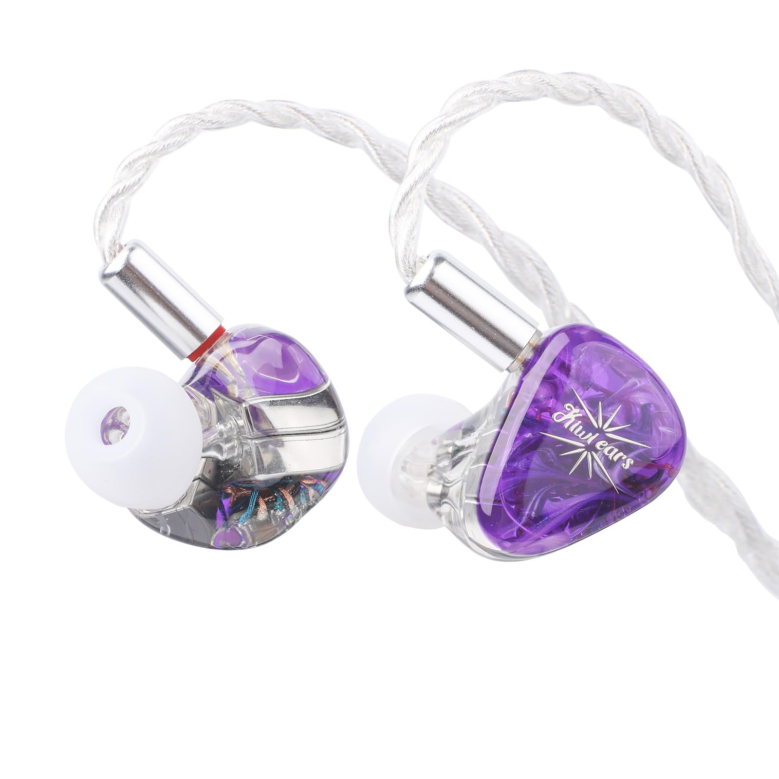LINSOUL Kiwi Ears Orchestra Lite 8BAハイブリッド型HiFiイヤホン 人間工学に基づくデザイン 0.78mm2pinコネクター&3.5mmステレオプラグ 耳掛け式イヤホン 4コア7N無酸素銅(OFC)ケーブル リケーブル可｜生活応援ショップ　店 32,118円