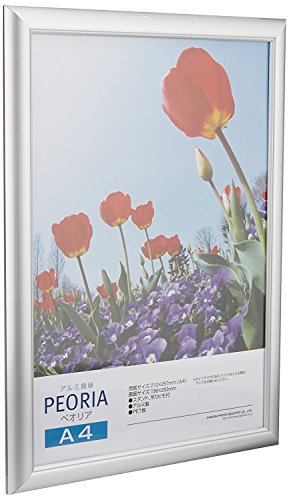 【まとめ買いセット】HAKUBA アルミ額縁 ペオリア A4 シルバー 10枚セット AMZFAPE-SV10A4|生活応援ショップ 店