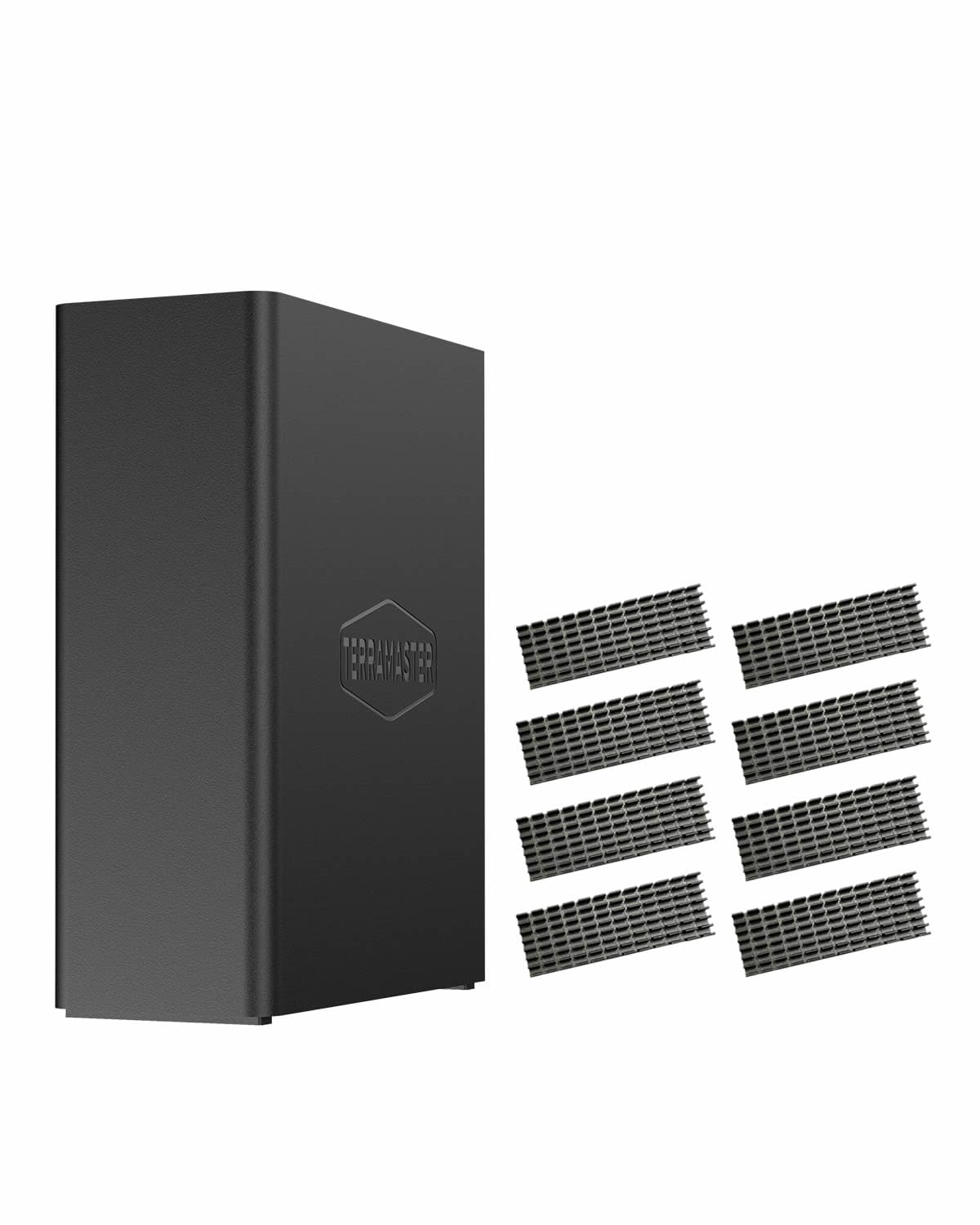 TERRAMASTER テラマスター F8 SSD Plus 8ベイオールフラッシュSSD NAS ストレージ 8コア8スレッドの Core i3プロセッサーと16GB DDR5メモリを搭載、個人ユーザーのマルチメディアサーバーTRAID,TRAID +,