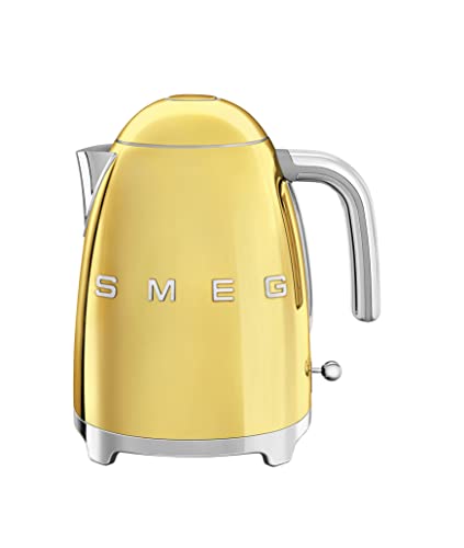 【日本正規品】SMEG スメッグ 電気ケトル (1.7L) (ゴールド)