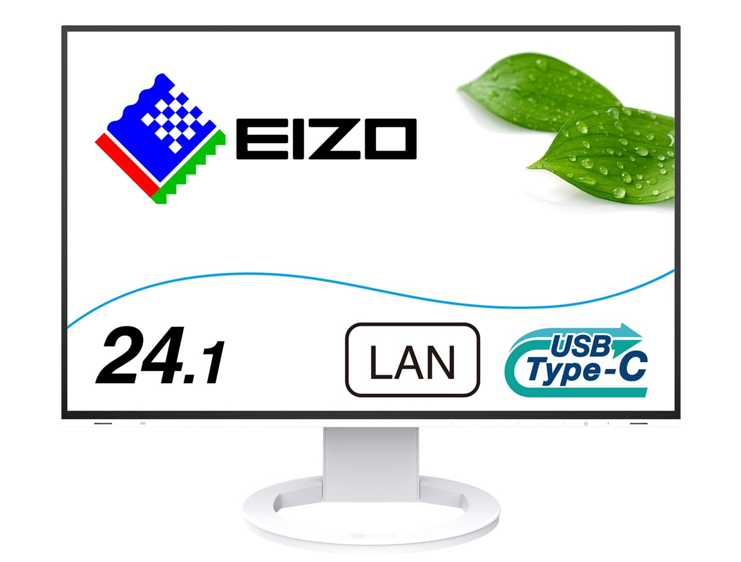 EIZO FlexScan EV2495-WT (24.1型/1920×1200/フレームレスモニター/アンチグレアIPS/疲れ目軽減/ホワイト/The warranty is valid only in Japan)|生活応援ショップ 店