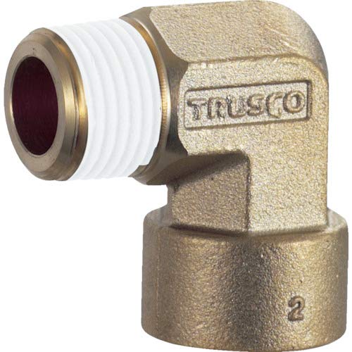 TRUSCO(トラスコ) ねじ込み継手 エルボ R1/8-RC1/8 TN-11L × 100個 【ケース販売】