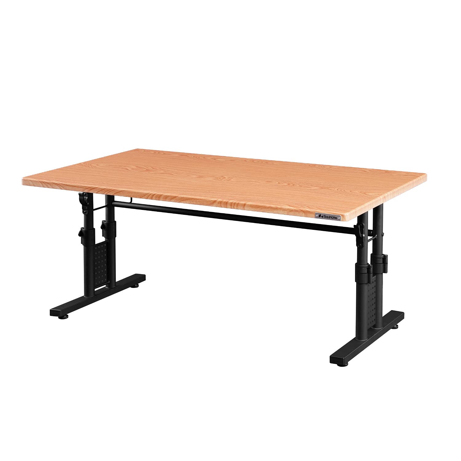 Bauhutte ( バウヒュッテ ) ローデスク 昇降式 ゲーミングデスク ロータイプ ( 幅 100 &times; 奥行 60 高さ 39~49 cm ) 木目 BHD-1000L-WD｜生活応援ショップ　店 26,433円